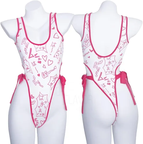 Vista 5 de MOEFLAVOR Traje de baño sexy de una pieza de Anime Manga Ruises Cosplay