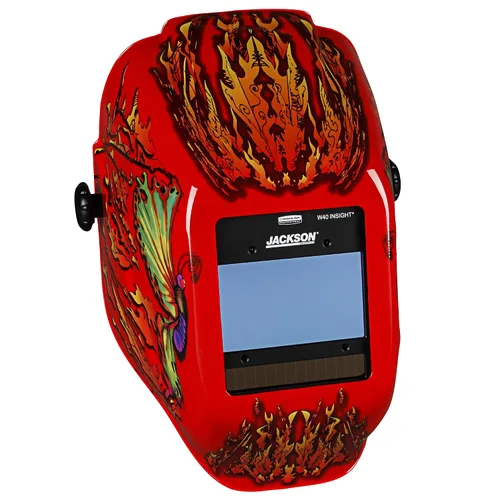 Vista 8 de Jackson Safety Insight - Casco de soldadura ADF, ultraligero, capucha de soldadura de oscurecimiento automático con diseño de carcasa HLX, ANSI