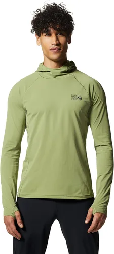 Vista 10 de Mountain Hardwear Sudadera con capucha elástica de montaña para hombre, para senderismo, casual, campamento y mochilero Estampado De Tinte De Hielo