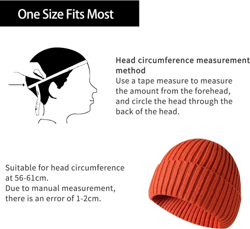 Vista 14 de Gorro de invierno para hombre y mujer, gorro de lana de punto para actividades al aire libre y uso diario