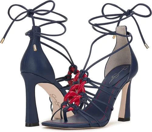 Vista 7 de Jessica Simpson Women's Achaia Caged High Heel Sandal Heeled