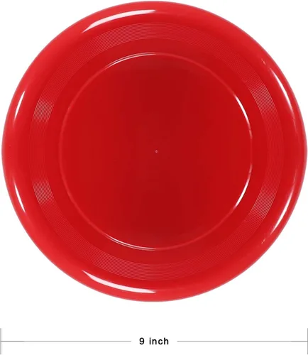 Vista 3 de Flying Disc - Disco volador de plástico de 9 pulgadas para discos, juego de 8 discos voladores a granel (3.35 oz) Disc Bulk (95 Gram), Support DIY