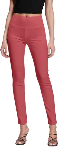 Vista 30 de Hybrid & Company Pantalón súper cómodo elástico con cintura elástica completa, estilo pull-on, de sarga Millennium Negro