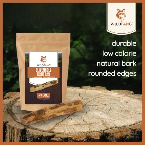 Vista 3 de Wildfang® Palitos masticables de madera de olivo para perros, pequeños - Juguetes masticables resistentes para masticadores agresivos, juguetes