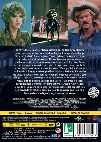 Vista 2 de The Electric Horseman - El jinete eléctrico (Non USA format)