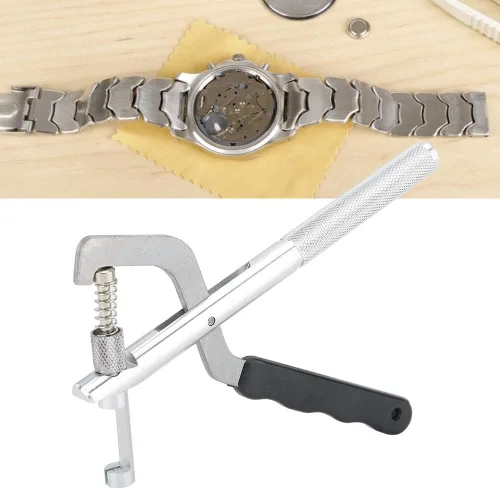 Vista 6 de Haosie Herramienta de extracción de eslabones de correa de reloj, herramienta de extracción de correa de reloj, alicates de extracción de pasadores