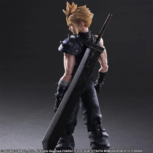 Vista 5 de FIgura de acción Final Fantasy VII Remake Cloud Strife Play Arts Kai