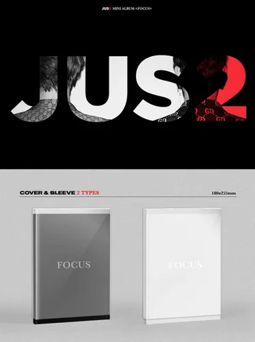 Vista 2 de JYP Ent. JUS2 GOT7 - FOCUS [Random ver.] CD+Photobook+Cartel en paquete+2 tarjetas fotográficas+juego de tarjetas fotográficas adicionales