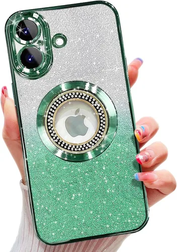 Vista 137 de Misscase Funda magnética con purpurina para iPhone 11 compatible con MagSafe, protección completa, delgada, a prueba de golpes, antiarañazos
