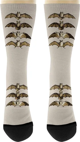 Vista 4 de Vintage Retro Anatomical Bats Novelty Crew Socks