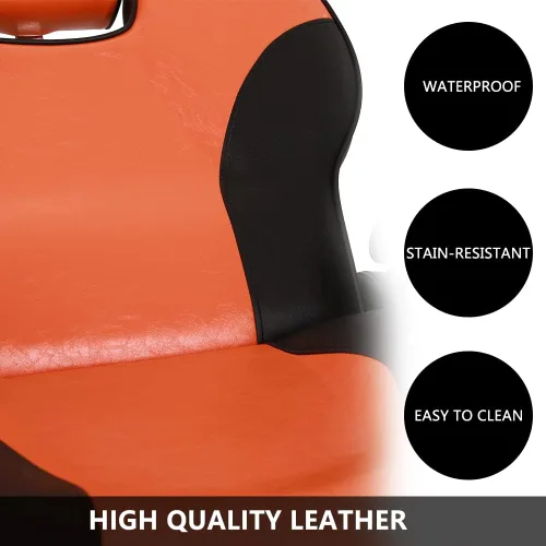 Vista 6 de Winado Silla de peluquería reclinable resistente, giratoria de 360° y altura ajustable y soporta hasta 440 libras, para peluquería y salón