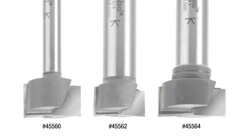 Vista 3 de Amana Tool - 45566 Limpieza inferior con punta de carburo/Spoilboard 1-1/2 Dia x 5/8 x 1/2