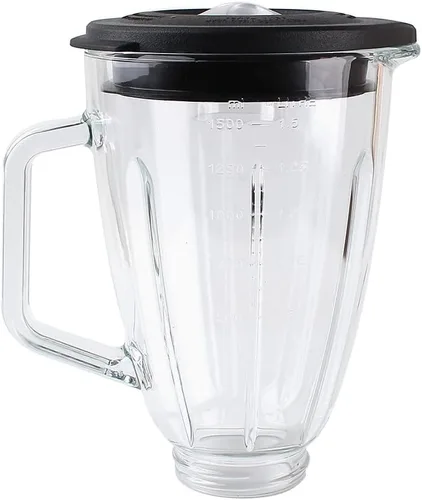 Vista 8 de Piezas de repuesto Tarro de vidrio con tapa, compatible con licuadoras Hamilton Beach (5 tazas)