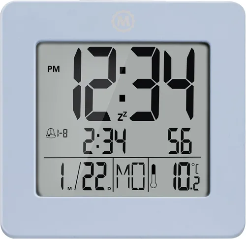 Vista 8 de Reloj digital Búho nocturno de escritorio Marathon cl030050p con super resplandor retro-iluminación Negro
