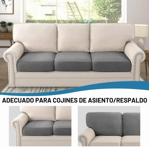 Vista 6 de H.VERSAILTEX Fundas Impermeables para Cojines de Asiento de Sofá, Fundas de Sofá para Asientos, Protectores Antideslizantes para Cojines de Sofá