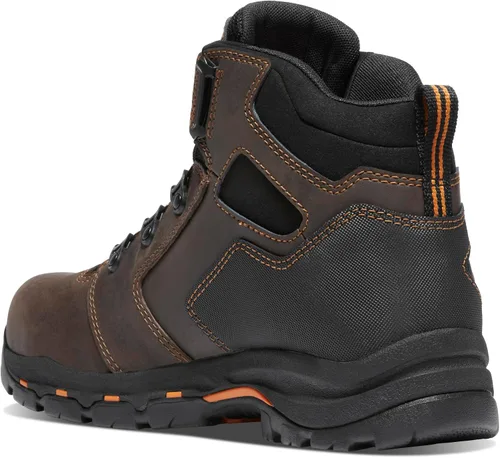Vista 3 de Danner Vicious - Botas de trabajo de 4.5 pulgadas con punta compuesta para hombre, cuero de grano completo con forro Gore-Tex transpirable, sistema