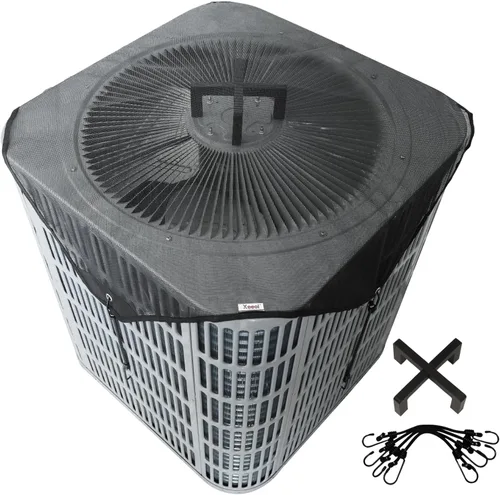 Vista 13 de 26x26 Cubiertas de aire acondicionado central para exterior, cubiertas de unidad de CA de malla más grande al aire libre - Defensor universal