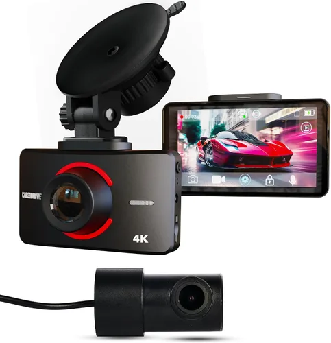 Vista 10 de Car and Driver Cámara de tablero Full HD de doble visión, sistema de visión frontal y trasera con cámara modular, lente de ángulo de 150 grados