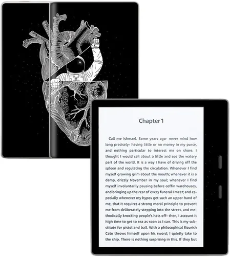 Vista 23 de MightySkins Skin compatible con Amazon Kindle Oasis 7" (9ª generación) – Naturaleza alterada Cubierta protectora de vinilo duradera y única