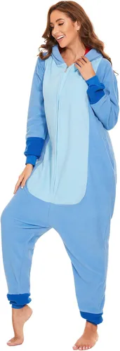 Vista 2 de Pijama de animal para adultos disfraz de Halloween animales para dormir