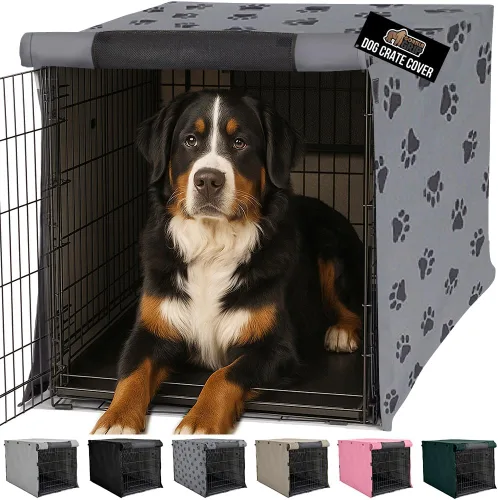 Vista 40 de GORILLA GRIP - Fundas para jaula de perro, cubierta de alambre para perrera Compatible con jaulas para perros de Amazon Basics, cubierta