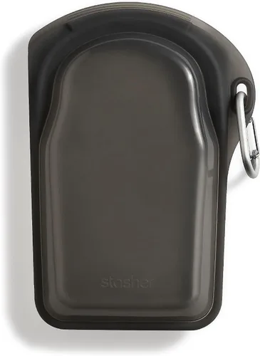 Vista 38 de Bolsa de almacenamiento reutilizable de silicona premium Stasher para sándwiches, color aqua, apta para microondas, sous vide, lavavajillas, horno
