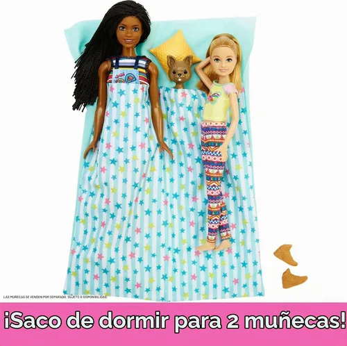 Vista 5 de Barbie Camper, juego de muñeca con 60 accesorios, tobogán de 30 pulgadas y 7 áreas de juego, Dream Camper