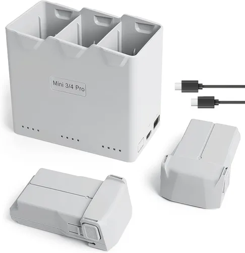 Vista 7 de Mini 4 Pro Batería Plus para DJI, Batería de Vuelo Inteligente de 3850mAh-7.38V Plus para Reemplazo de Serie de Dron DJI Mini 3 Pro