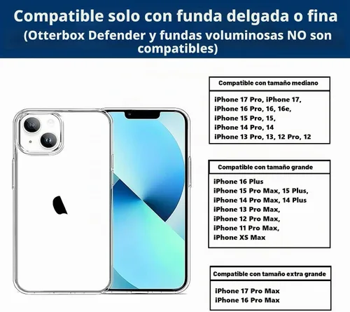 Vista 8 de Stronden Funda con cierre magnético para iPhone 16 Plus, 15 Pro Max, 15 Plus, 14 Pro Max, 14 Plus, 13 Pro Max, 12 Pro Max, 11 Pro Max - Estuche