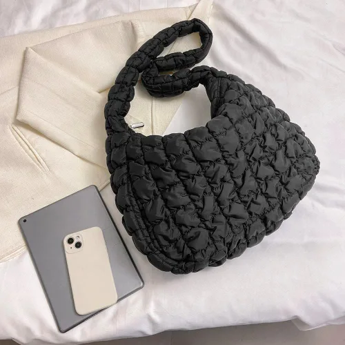 Vista 5 de YFGBCX Bolsa acolchada para mujer, bolsa acolchada ligera, bolsa acolchada para el hombro