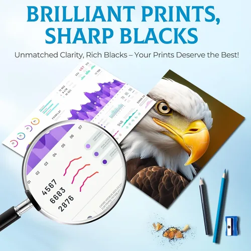 Vista 4 de Cartuchos de tinta 950XL 951XL OfficeJet Pro 8600 8610 8620 Compatibles para HP 950 951 XL Paquete combinado de tinta para impresora HP950XL HP951XL