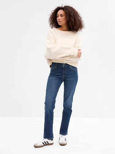 Vista 5 de GAP Jeans clásicos de corte recto para mujer