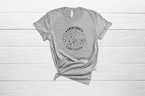Vista 8 de Hoeing Ain't Easy Shirt, Gardening Shirt, Gardening Gift, Hobby Shirt, Hobby Gift, Plant Shirt, Gift For Husband, Gift For Dad, Hoeing Shirt