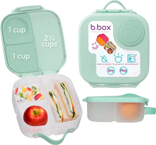 Vista 18 de b.box Mini lonchera de Batman, recipientes para aperitivos para niños, reutilizable, pequeña caja Bento para el almuerzo, contenedor de aperitivos