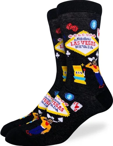 Vista 22 de Good Luck Sock Men's Video Games, Board Games and Toys Socks, Adult Backgammon
