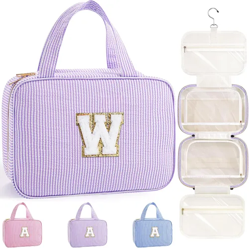 Vista 20 de TOPEAST Regalos de Navidad para Mujeres, Adolescentes y Niñas - Bolsa de Aseo Colgante de Viaje y Bolsa de Maquillaje, Bolsa de Aseo Personalizada
