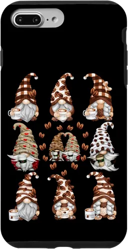 Vista 12 de Novelty Coffee Graphic For Women And Men Funny Gnome Case for iPhone 16