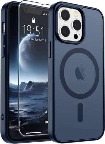 Vista 174 de SUPFINE Funda magnética para iPhone SE 2022 (3ª)/2020 (2ª), iPhone 8 (compatible con MagSafe) (protección contra caídas de grado militar), funda