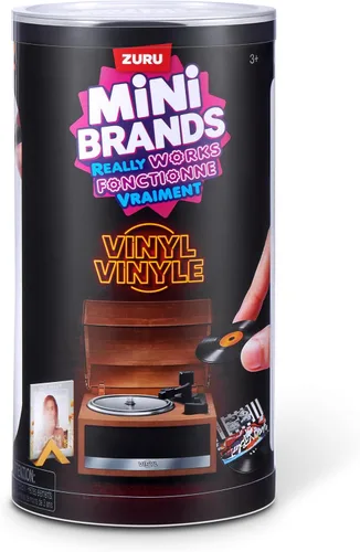 Vista 9 de Mini Brands Really Works - Cápsula de vinilo serie 1 (paquete de 2) por ZURU – 8 mini discos de vinilo jugables y 2 accesorios sorpresa, cápsula