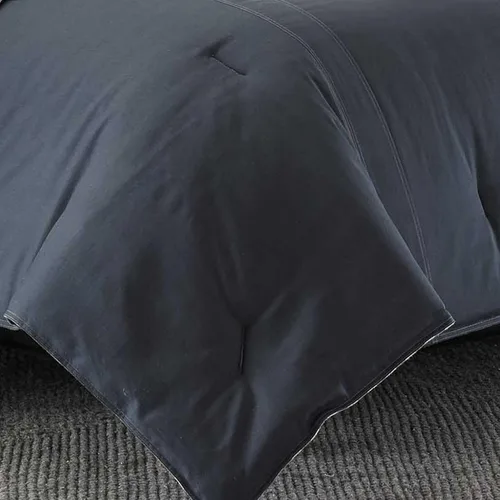 Vista 2 de Eddie Bauer - Juego de funda de edredón individual, ropa de cama reversible de algodón con funda a juego, elegante y lujoso juego de ropa de cama