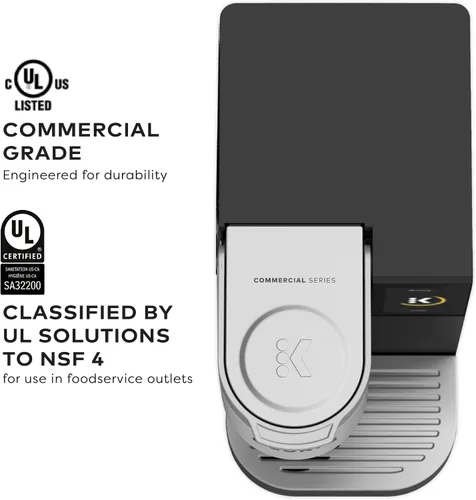 Vista 6 de Keurig K-2550 - Cafetera de una sola porción para empresas medianas, plomada, plata/negro