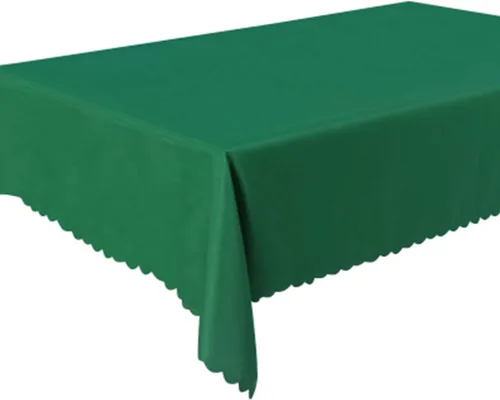 Vista 7 de Queenbox - Mantel rectangular rectangular de poliéster para bodas, fiestas, hoteles, restaurantes