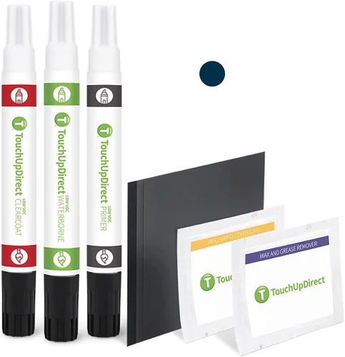Vista 422 de TouchUpDirect RBG Azul Ártico Metálico Compatible con Pintura de Retoque Exact Match para Nissan, Kit Esencial en Aerosol