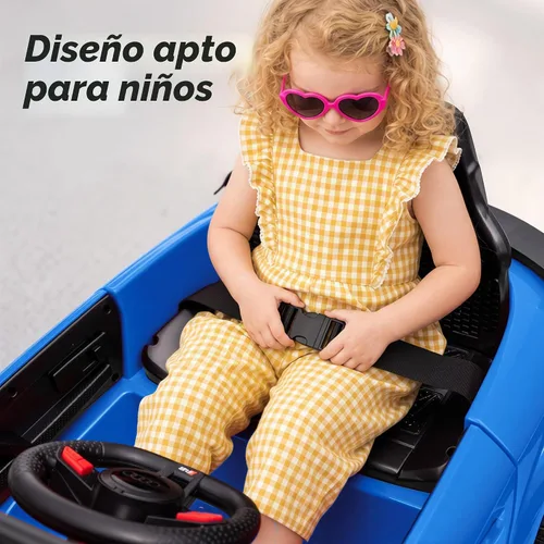 Vista 5 de Audi TTRS 12V - Juguetes de paseo con licencia para niños pequeños de 1 a 3 años Azul oscuro