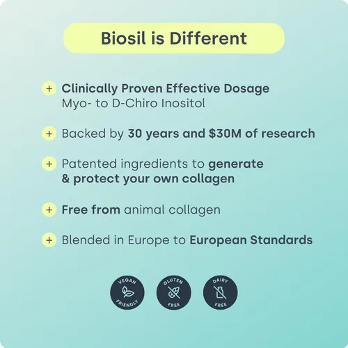 Vista 7 de Biosil HerHarmony Beauty Blend - 5.9 oz - Hormona, fertilidad y apoyo menstrual, salud de la piel, el cabello y las uñas, proporción ideal 40:1
