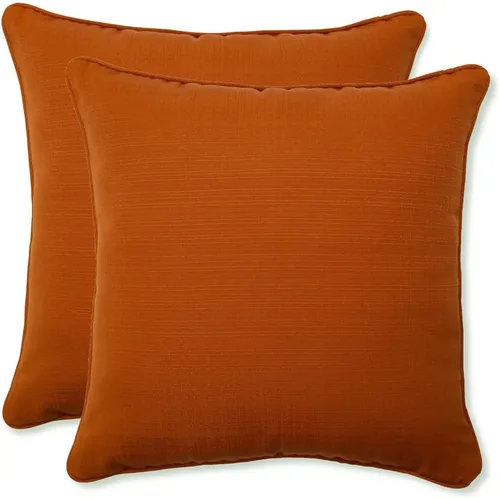 Vista 65 de Pillow Perfect Pompeya - Almohada lumbar grande para interiores/exteriores con relleno de felpa, resistente al clima y a la decoloración, lumbar