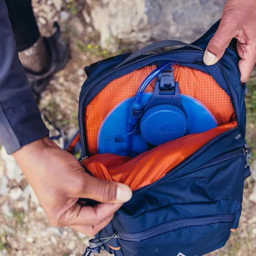 Vista 6 de Gregory Inertia - Mochila de senderismo de día de 24 litros, talla única, color azul índigo