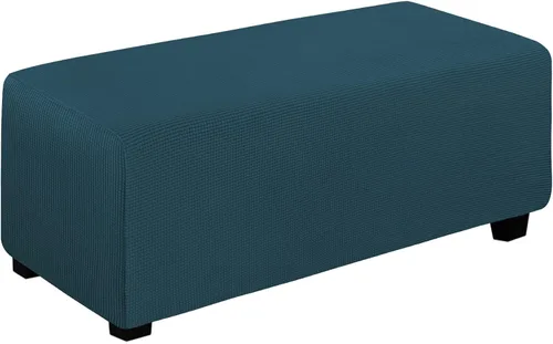 Vista 40 de Easy-Going Funda Elástica para Otomana Taburete de Almacenamiento Plegable Protector de Muebles Funda Rectangular Suave con Parte Inferior Elástica