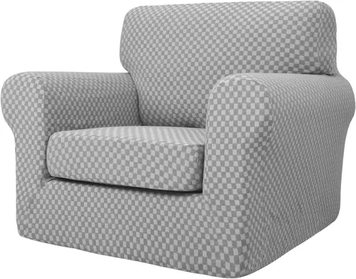 Vista 42 de YEMYHOM - Fundas elásticas para cojín individual, protector de sofá, silla, asiento, funda deslizante, funda suave de sofá, reemplazo, grande, a