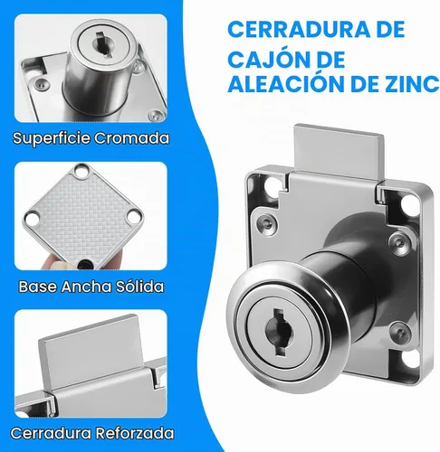 Vista 4 de SDTC Tech Kit de cerradura de cajón de escritorio y perforador de puerta, diámetro de apertura de 0.75 pulgadas / 0.748 in para paneles de puerta